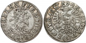 Austria, Ferdynand III, 3 krajcary 1637, Wiedeń