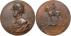 Austria, Franciszek Józef I, Medal pomnik Albrechta 1898 r.