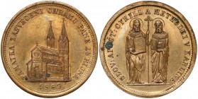 Czech Republic, Medal - Saints Cyril and Methodius Cathedral in Prague 1863