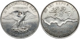 Czechoslovakia, Medal - 20 years of Republic 1918-1938