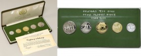 Ethiopia, Proof Set of coins 1977