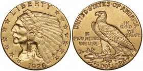 USA, 2-1/2 Dollars 1926 - Indian Head