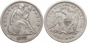 USA, 1 Dollar 1872 - Seated Liberty