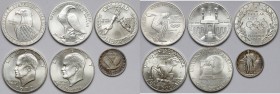 USA, Dollars & 1/4 Dollars 1918-1988 (6szt)