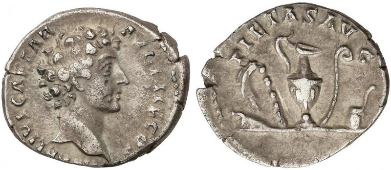 ROMAN COINS: ROMAN EMPIRE
Denario. Acuñada el 140-144 d.C. MARCO AURELIO. Anv.:...