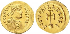 BYZANTINE COINS
Semisis. (641-668 d.C.). CONSTANS II. CONSTANTINOPLA. Anv.: dN CONSTAN(TI) NUS PP AV. Busto diademado y acorazado a derecha. Rev.: VI...