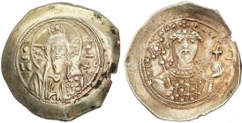 BYZANTINE COINS
Histamenon Nomisma. (1071-1078 d.C.). MIGUEL VII. CONSTANTINOPLA. Anv.: Busto de Cristo de frente, a los lados IC - XC y dos glóbulos...