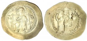 BYZANTINE COINS
Histamenon Nomisma. (1078-1081 d.C.). NICÉFORO III BOTANIATES. CONSTANTINOPLA. Anv.: Cristo entronizado de frente. Rev.: Nicéforo con...