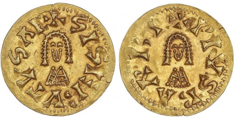 VISIGOTHIC COINS
Triente. SISEBUTO (612-621 d.C.). BARBI (Baética). Anv.: ¶SISE...