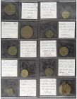 MEDIEVAL COINS: LOCAL COINS OF CATALONIA AND PELLOFES
Lote 20 Pellofes. CALDES DE MONTBUI, LA SEU (BARCELONA),OLOT, RIPOLL, SABADELL, SANT FELIU (GIR...