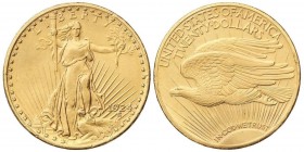WORLD COINS: UNITED STATES
20 Dólares. 1924. 33,39 grs. AU. Saint Gaudens. (Levísimos golpecitos). Fr-185; KM-131. EBC-.