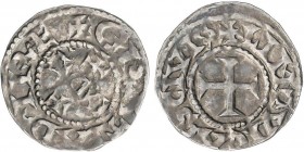 WORLD COINS: FRANCE
Dinero. LIMOGES. Anv.: GRATIA D-I-RE. En el campo ODO entre cruces. Rev.: LIMOVICAS CIVIS. Cruz interior. 1,52 grs. AR. Este tipo...