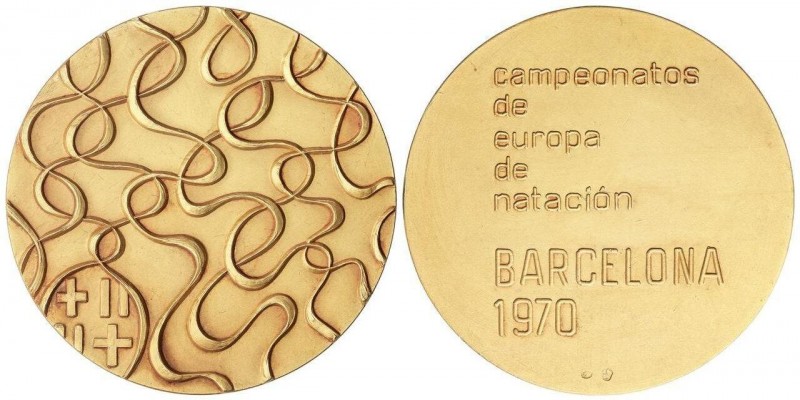 SPANISH MEDALS
Campeonatos de Europa de Natación. 1970. BARCELONA. Anv.: Diseño...