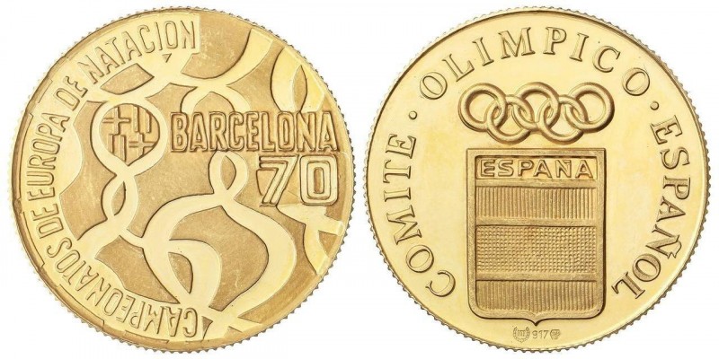 SPANISH MEDALS
Campeonatos de Europa de Natación. 1970. COMITÉ OLÍMPICO ESPAÑOL...