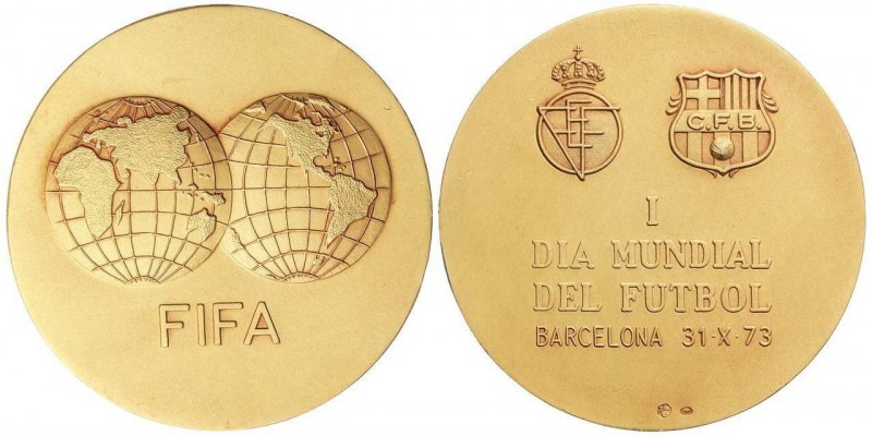 SPANISH MEDALS
I Día Mundial del Fútbol. 31·X·73. F.I.F.A. BARCELONA. Anv.: Esc...