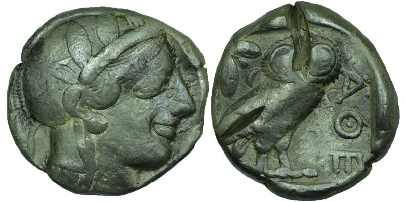Attica, Athens; Tetradrachm, c. 430/440 BC, 
Obv: Head of Athena r. Rev: Owl st...