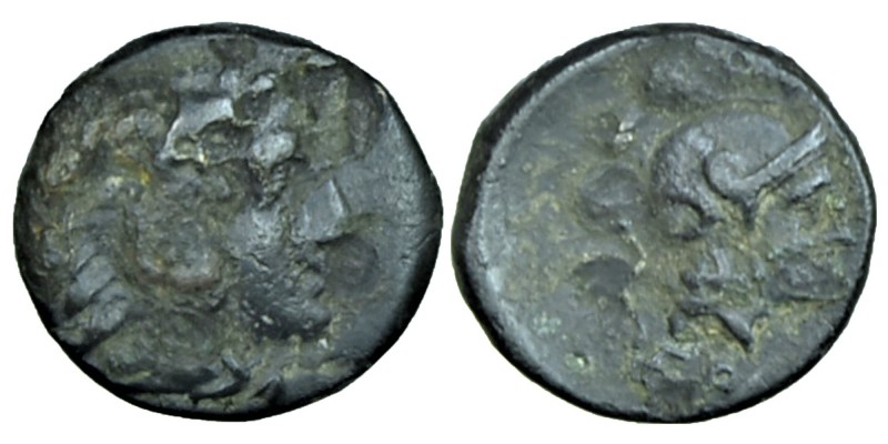 MYSIA - Pergamon, Small bronze, 310-284 BC Chr. Herakles head / Athenakopf. SNG ...