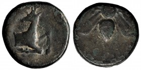 GREEK - IONIA - Ephesus -Obv. Bee, R, Deer front to right. retrospective Sear 4376, Condition: Very Good 1.7 gr. 11.5 mm.