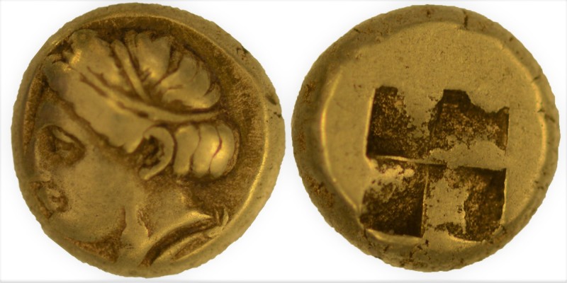 IONIA. Phokaia. Circa 478-387 BC. 
Hekte (Electrum) Head of a female to left; b...