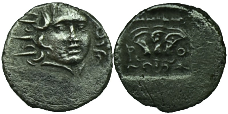 Islands off Caria. Rhodes. ΜΗΝΟΔΩΡΟΣ (Mendoros), magistrate circa 88-85 BC. Hemi...