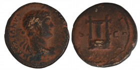 HADRIAN (117-138). Semis. Rome. 
Obv: HADRIANVS AVGVSTVS. Laureate head right.
Rev: COS III / S - C. RIC 688. Condition Very Good 3.7 gr. 19.5 mm.