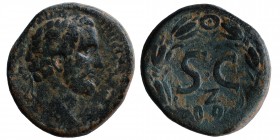 ANTONINUS PIUS, 138-161. 
Obv: Antioch. AVTO KAI TIT [AIΛ AΔPIA ANT] ωNEINOC CEBA [EVCE]. Head with laurel wreath on the right. Rv / S • C / Z , the ...