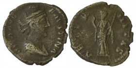 Faustina II AD 147-175. 
Rome. Denarius AR, Condition Very Good 3.1 gr. 18 mm.