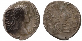 Commodus, as Caesar AD 166-177. 
Rome. Denarius AR, Condition Very Good 3.4 gr. 18 mm.