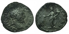 Septimius Severus (193-211) AD.
Denarius Alexandria, bust to the right. / AEQUITAS II, Aequitas to the left, RIC 344, Condition Very Good 2.9 gr. 19 ...