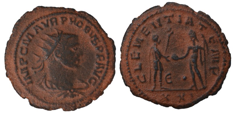 PROBUS, AD. (276-282). 
AE Antoninianus. Antioch. Obv: IMP C M AVR PROBVS P F A...