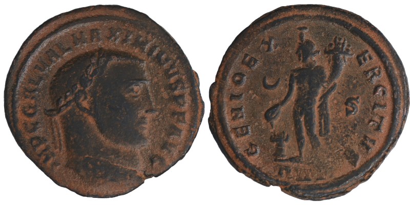 Maximinus II. AD 310-313. 
Æ Follis, Antioch mint, 7th officina. Struck AD 310-...