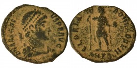 Theodosius I. AD 379-395. 
Antioch. Maiorina Æ, Condition Very Good 3.9 gr. 22
 mm.