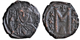 Nicephorus I AD 802-811. 
Constantinople. Follis Æ, Condition: Very Good 5.7 gr. 22 mm.