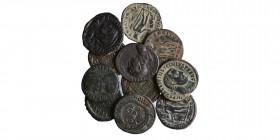 11pieces, roman coins, as seen