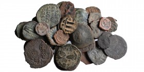 40 pieces, Byzantine coins, as seen