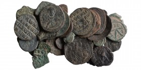 36 pieces, Byzantine coins, as seen