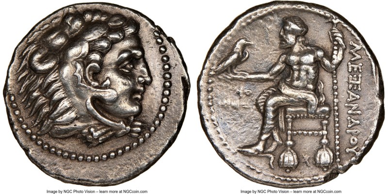 MACEDONIAN KINGDOM. Alexander III the Great (336-323 BC). AR tetradrachm (27mm, ...
