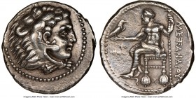 MACEDONIAN KINGDOM. Alexander III the Great (336-323 BC). AR tetradrachm (27mm, 5h). NGC XF. Early posthumous issue of Tyre, dated Regnal Year 26 of A...