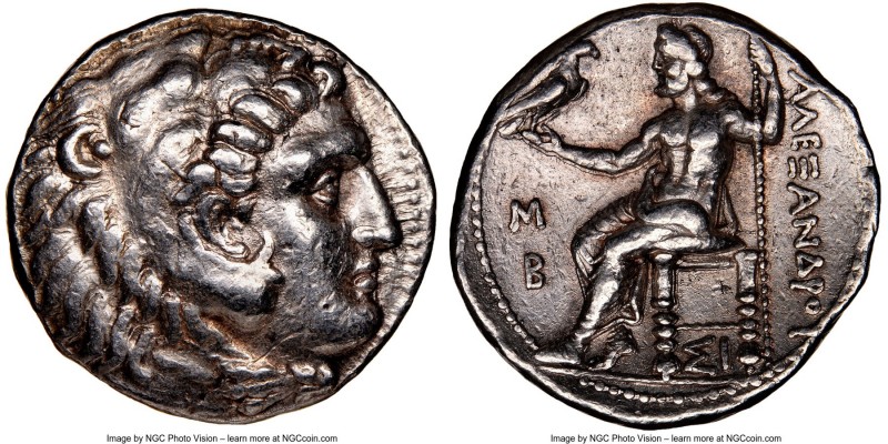 MACEDONIAN KINGDOM. Alexander III the Great (336-323 BC). AR tetradrachm (26mm, ...