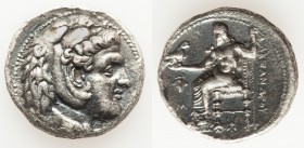 MACEDONIAN KINGDOM. Alexander III the Great (336-323 BC). AR tetradrachm (26mm, 16.57 gm, 5h). Choice VF. Lifetime issue of 'Babylon', ca. 325-323 BC....