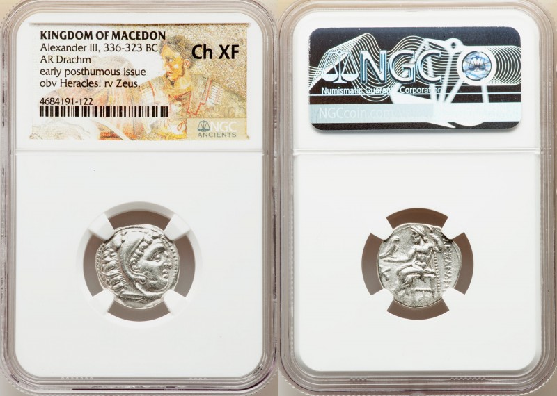 MACEDONIAN KINGDOM. Alexander III the Great (336-323 BC). AR drachm (18mm, 12h)....