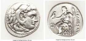 MACEDONIAN KINGDOM. Alexander III the Great (336-323 BC). AR drachm (27mm, 4.16 gm, 1h). XF. Early posthumous issue of Magnesia ad Maeandrum, ca. 319-...