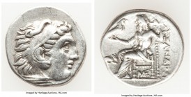 MACEDONIAN KINGDOM. Alexander III the Great (336-323 BC). AR drachm (18mm, 4.25 gm, 10h). Choice VF. Early posthumous issue of Lampsacus, ca. 310-301 ...