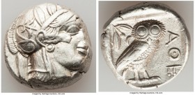ATTICA. Athens. Ca. 440-404 BC. AR tetradrachm (24mm, 17.18 gm, 10h). Choice VF. Mid-mass coinage issue. Head of Athena right, wearing crested Attic h...