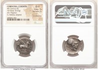 CORINTHIA. Corinth. Ca. early-mid 4th century BC. AR stater (22mm, 8.03 gm, 12h). NGC Choice Fine 5/5 - 2/5, light smoothing. Ca. 405-345 BC. Pegasus ...
