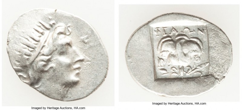 CARIAN ISLANDS. Rhodes. Ca. 88-84 BC. AR drachm (17mm, 1.88 gm, 11h). Choice VF....