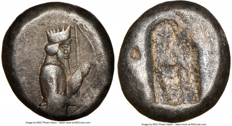 ACHAEMENID PERSIA. Darius I (ca. 520-505 BC). AR siglos (15mm, 5.32 gm). NGC Cho...