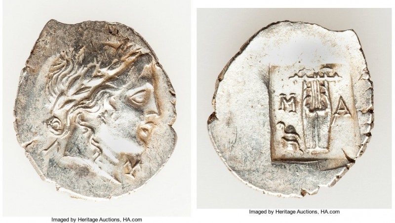 LYCIAN LEAGUE. Masicytes. Ca. 48-20 BC. AR hemidrachm (17mm, 1.81 gm, 12h). AU. ...
