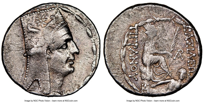 ARMENIAN KINGDOM. Tigranes II the Great (95-56 BC). AR tetradrachm (28mm, 15.41 ...