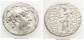 SELEUCID KINGDOM. Philip I Philadelphus (ca. 95/4-76/5 BC). AR tetradrachm (27mm, 15.74 gm, 12h). About VF. Lifetime or Posthumous issue of Antioch on...